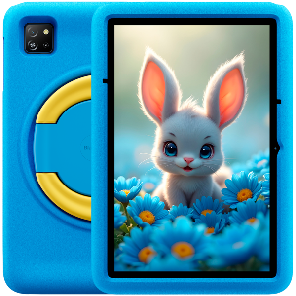 Blackview Tab 60 Pro Kids LTE 10.1-inch HD+ 800x1280 IPS 60Hz 8GB/128GB Octa-core T606 1.6GHz 5MP Front/8MP Back Camera Battery 7700mAh NO Carger USB Type-C Android 15 SD card slot Ocean Blue