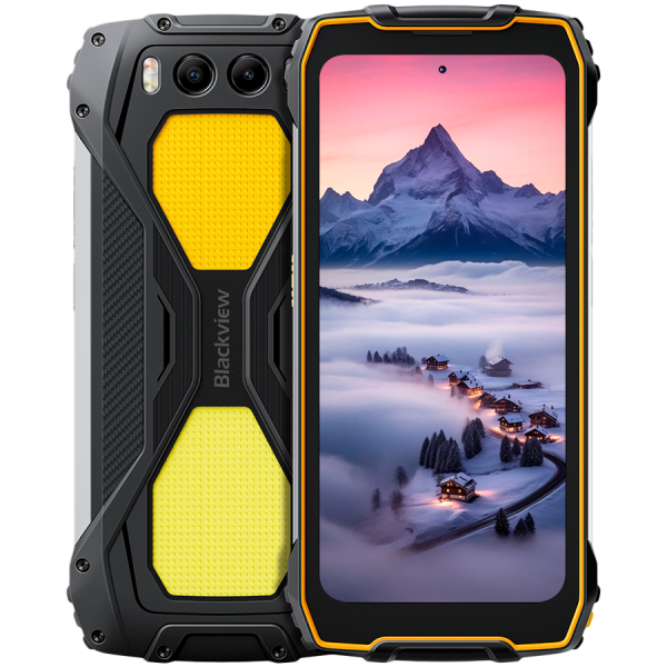 Blackview BV7300 LTE 6.67" HD+IPS 720x1604 90Hz Corning 5th MT6769V Octa-core 2.0GHz 6+256GB CAM Front 32MP Rear 50+20MP Night vision IP68/IP69K/MIL-STD-810H NFC 15000mAh NO Charger Dual Camping lights Yellow