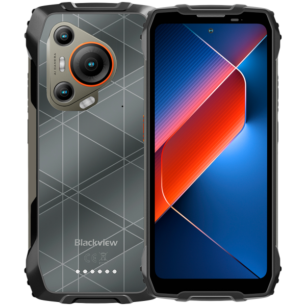 Blackview Rugged BL7000 Dual 5G 6.78" FHD+IPS 1080x2460 8Gb+256Gb MT6835V Octa-core 2.4GHz Camera Front 32MP Rear 50+20MP Night Vision NFC Glove Mode AI 7500mAh NO Carger Android 15 Black
