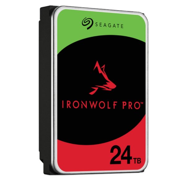 HDD|SEAGATE|IronWolf Pro|24TB|SATA|512 MB|7200 rpm|Discs/Heads 10/20|3,5"|ST24000NT002