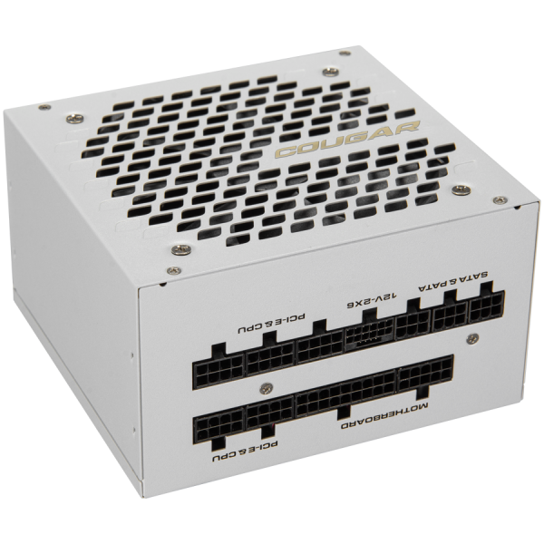 COUGAR GEXX2 1000 SNOW PSU,80 plus Gold, 1000W, Fully Modular, PCI-E 5.0 support, Color - WHITE
