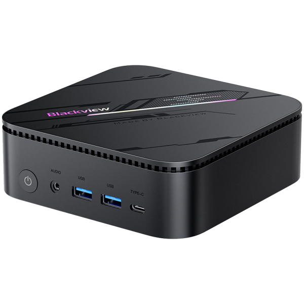 Blackview miniPC MP100 Pro i9-12900HK up to 5.0HGz 16/1Tb WiFi 6 BT 5.2 LAN RJ45 USB 3.1Gen1x4 USB 3.1Gen2x2 TypeC PDx1 HDMI DP Windows 11Pro Grey