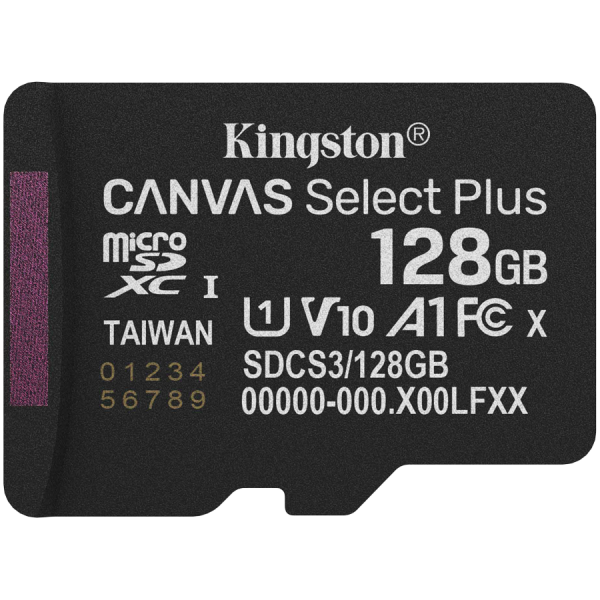 MEMORY MICRO SDXC 128GB UHS-I/SDCS3/128GBSP KINGSTON