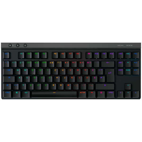 LOGITECH G515 LIGHTSPEED TKL Wireless Gaming Keyboard - BLACK - PAN - 2.4GHZ/BT - EMEA28i-935 - TACTILE