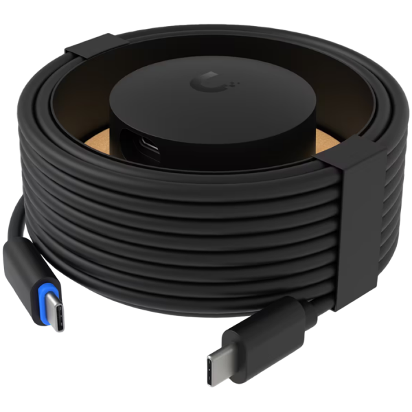 Ubiquiti cable UACC-Adapter-DBAC-EU G4 Doorbell Pro AC Adapter 100 240V AC, 50,60 Hz, 0.3A input and 5V DC, 2A output, pugs into standard EU electrical outlet