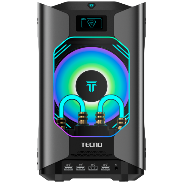 TECNO PC MEGAMINI GAMING G1 Intel i7-13620H DDR5 16Gb SSD 1Tb RTX4060 8Gb Water Cooling WiFi 6 BT 5.2 RJ45 2.5G 2xUSB 3.2 2xUSB 3.1 2xUSB2.0 1xThunderbolt 1xTypeC Full 2xHDMI 1xSD3.0 1xOculink 63Gb/s 1x3.5 Windows11