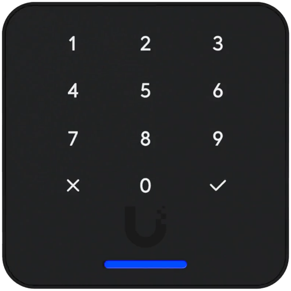 Ubiquity UA-G3-Flex-B Third-generation NFC card reader with a keypad and Touch Pass support