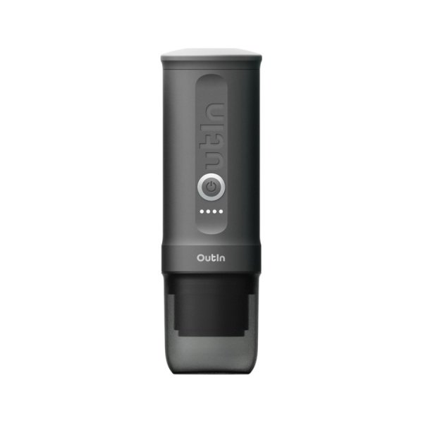 OUTIN Nano Espresso Machine, model OTEM-01, color Space Grey