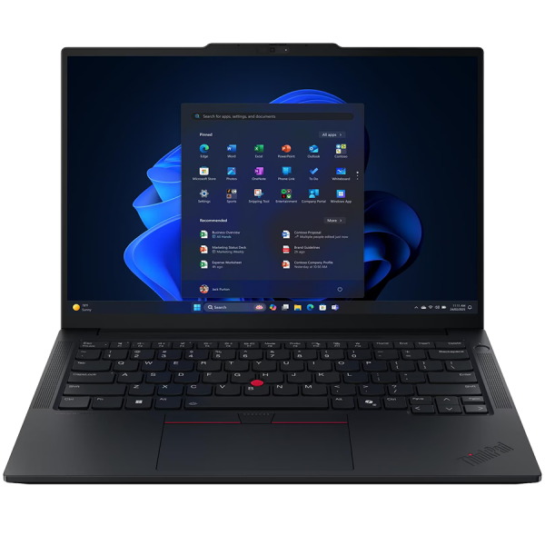 LENOVO ThinkPad E14 Gen 7, 14'' FHD IPS, Intel Core 5 225U, 16GB DDR5, 512GB SSD, 2xUSB-A 3.2, 1x USB-C, 1x USB-C THB 4 HDMI, RJ-45, FHD Cam + Mic,  WiFI 6E, BT5.3, FP, BH Kb, 64Wh, No OS, Black, 3Y