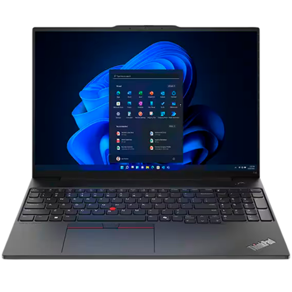 LENOVO ThinkPad E16 Gen 3, 16'' FHD IPS, Intel Core 7 255H, 16GB DDR5, 1TB SSD, 2xUSB-A, 2xUSB-C, HDMI, RJ-45, FHD Cam + Mic, WiFI 6E, BT5.3, FP, BH Kb, 64Wh, No OS, Black, 3Y