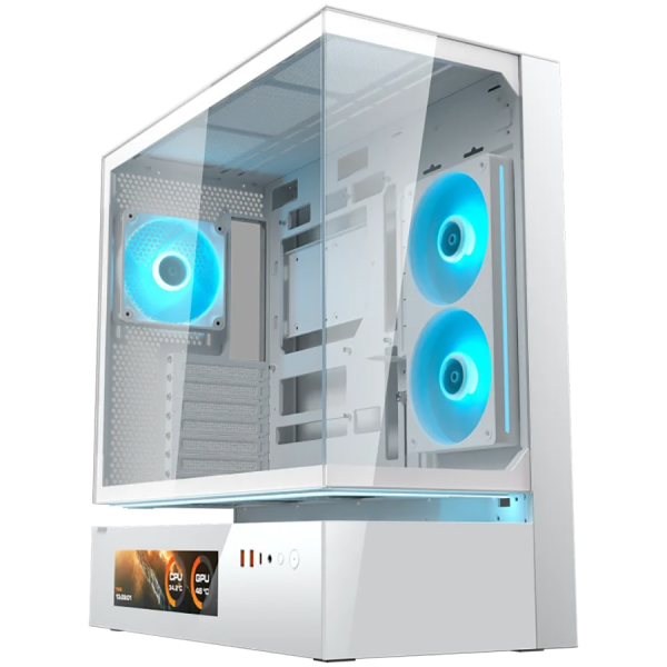 COUGAR CFV235 Vision PC Case, Mid Tower, White