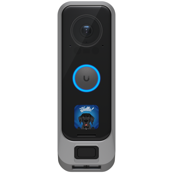 Silver customized encsing for UniFi Protect G4 Doorbell Pro