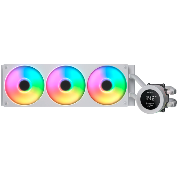 COUGAR Poseidon Vistek ARGB 360 AiO Liquid Watercooling - White