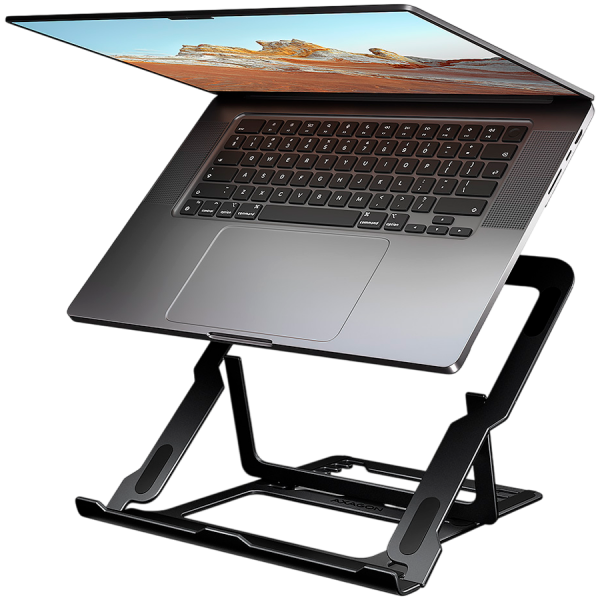 NB ACC STAND 10"-17.3"/ALUMINUM BLACK STND-LAB AXAGON