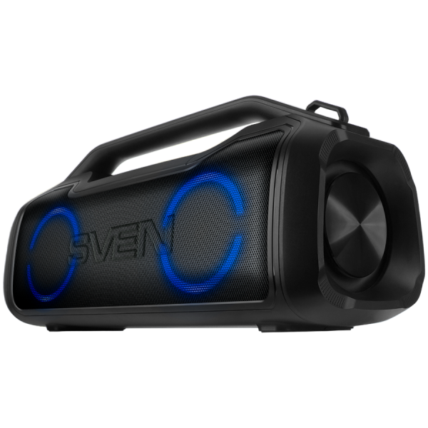 SVEN PS-390, black, Bluetooth, 50W, Waterproof, power bank, TWS.