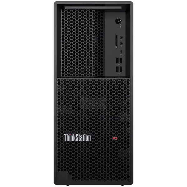 Lenovo ThinkStatio P3 Gen2, Intel Core Ultra 7 265 vPro, 2x16 GB DDR5-5600MT/s, 1 TB SSD M.2, NVIDIA RTX A1000 8GB GDDR6, Front: 4x USB 3.2, 1x USB C 3.2, 1x Mic, 1x Head/Mic, Back 2x USB 3.2, 2x USB 2.0, HDMI, DP, RJ45, Line Out, 750W, W11Pro, 3Yr