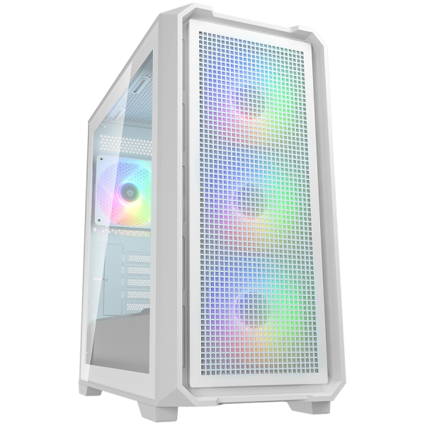 COUGAR MX600 Mini V2 RGB PC Case, Mini Tower, White