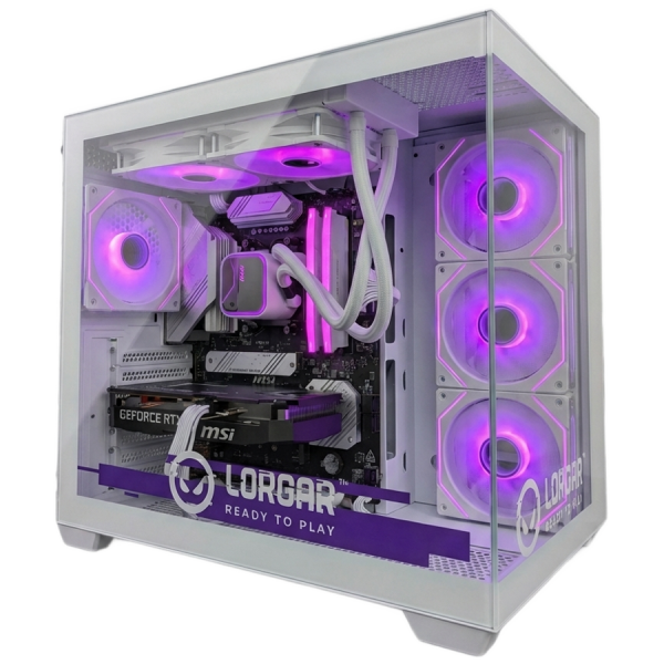 LORGAR Gaming PC Advanced A201 Ryzen 5 7500F RTX 5060 Ti White
