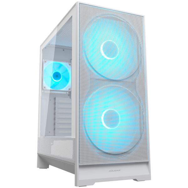 COUGAR AIRFACE 180 PC Case, Mid Tower, White