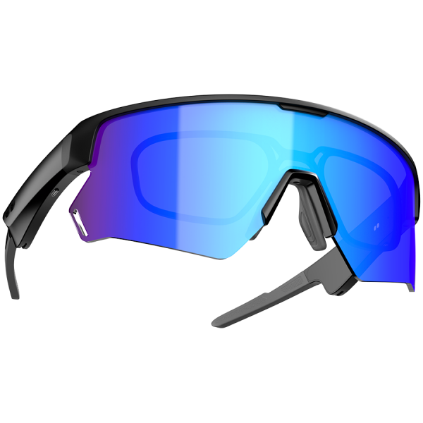 Smart Glasses Blackview D2 Sunglasses lenses Chips Jerry AD6976D4 8Mb 240mAh BT 5.1 APP HeyCyan ENC AI Lesten to music IP54 155x60x70mm Black