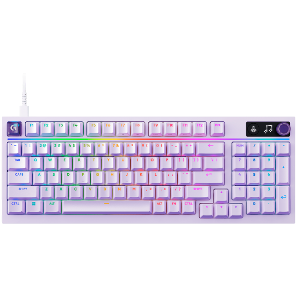 LOGITECH G316 X 98 Wired Gaming Keyboard - LILAC - US INT'L - USB - EMEA28i - 935 - TACTILE