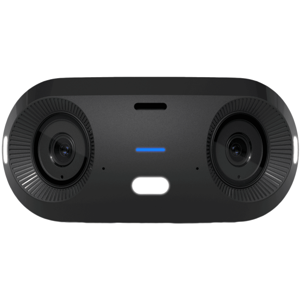 UBIQUITI UVC-G6-180-W Indoor/outdoor dual sensor 16MP 20 FPS PoE+ camera, with a Multi-TOPS AI Engine and panoramic 180 coverage
