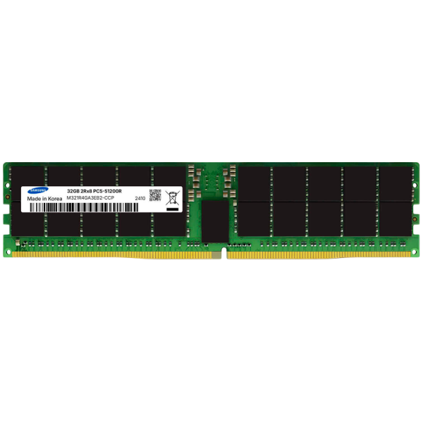 Server Memory Module|SAMSUNG|DDR5| 32 GB|Registered (buffered)|1.1 V|288-pin DIMM|ECC Yes|M321R4GA3EB2-CCP