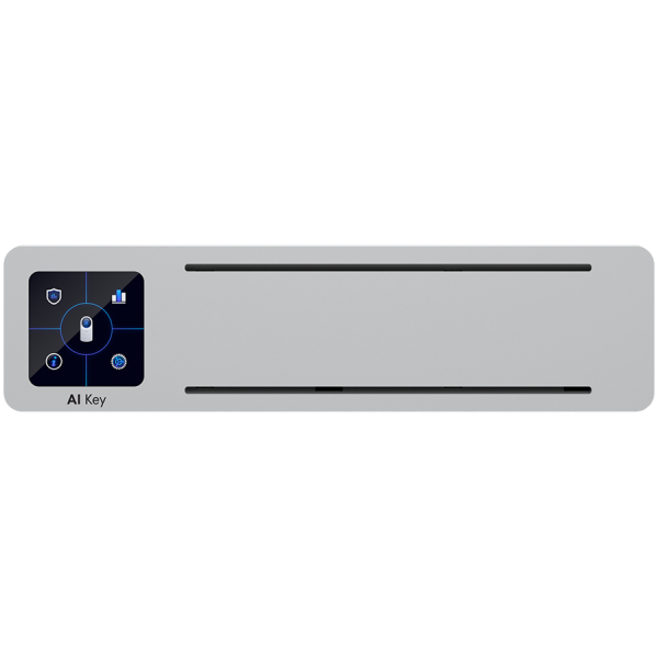 Ubiquiti AI-KEY Edge AI appliance that enhances any UniFi Protect deployment with proactive, AI-driven threat detection and alerting, capable of analyzing up to 1,800 smart detection events per hour