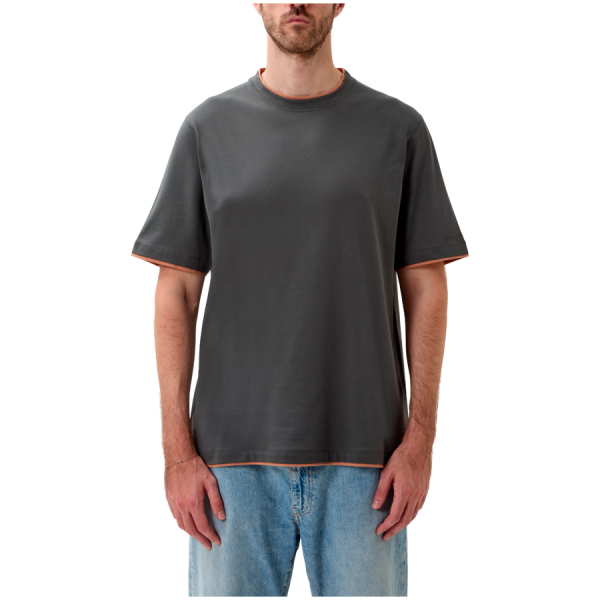 T-Shirt Dark Grey/Mocha (L)