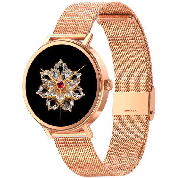 Blackview X30 1.26 inch TFT 360x360 128Mb+481KB 320mAh Call funcation 100 sports modes 24-hour heart rate detection Gold