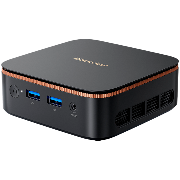 Blackview miniPC MP20 AMD Ryzen 3300U up to 3.5HGz 8/256 WiFi 6 BT 5.2 LAN RJ45 USB 3.0x2 USB 2.0x2  HDMIx2 DPx1 Windows 11Pro Black