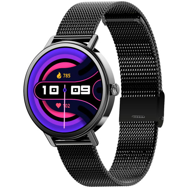 Blackview X30 1.26 inch TFT 360x360 128Mb+481KB 320mAh Call funcation 100 sports modes 24-hour heart rate detection Black