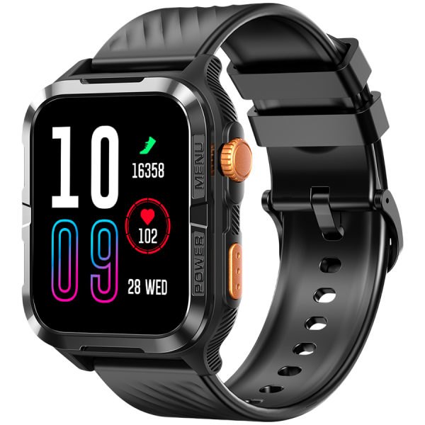 Blackview W10PRO 1.83 inch G+F 320x280 RAM 480KB+ROM 640KB 600mA Call funcation GPS Flashlight BT5.3 Black