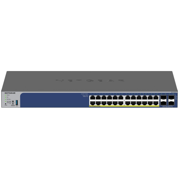 24P GE POE+ SMART SWTH W/10G SFP+