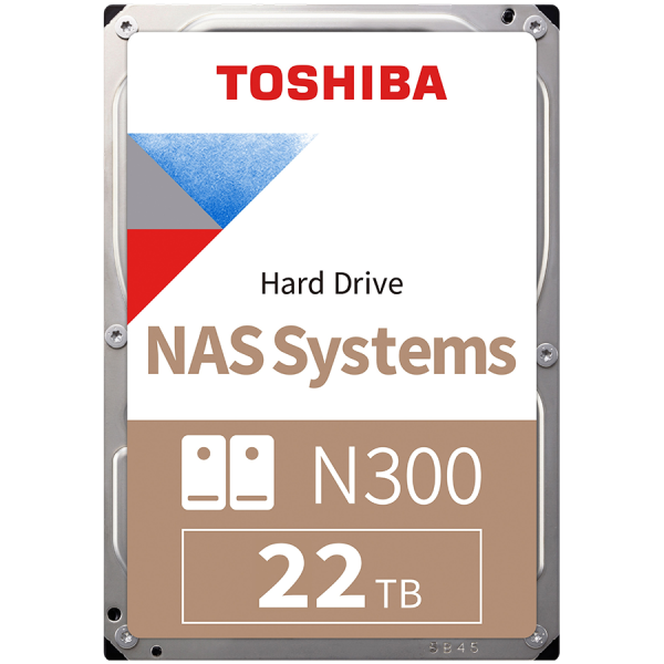 HDD NAS TOSHIBA N300 22TB 3.5", 1024MB, 7200 RPM, SATA