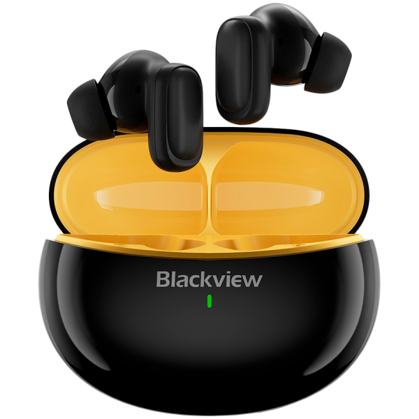 BLACKVIEW AirBuds 30 Bluetooth headset,with microphone,BT V5.4,IPX7 Waterproof,20Hz-20kHz,10mm Dynamic Drivers,Android/iOS/HarmonyOS compatible,Smart Touch Control,battery EarBud 35mAh*2+Charging Case 400mAh,AI Real-timeTranslation,Black
