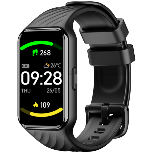 Blackview R10 1.47 inch TFT HD LCD 172x320 RAM 578KB+ROM 640KB 300mAh 100 sports modes,  24-hour heart rate detection Black