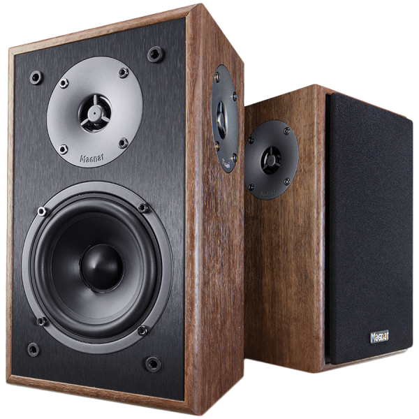 Magnat Monitor S10 D Surround Sound Speakers, Walnut, Pair