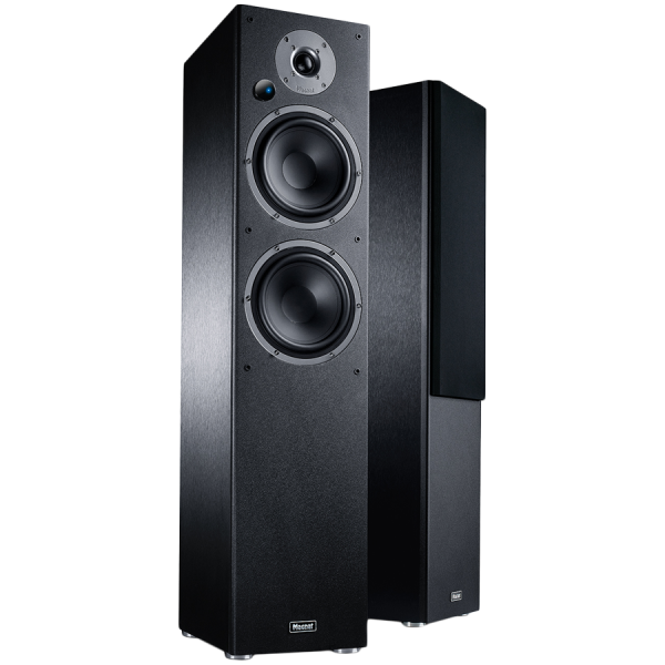 Magnat Monitor Ref. 5A Floorstanding Powered speakers, Black, Pair