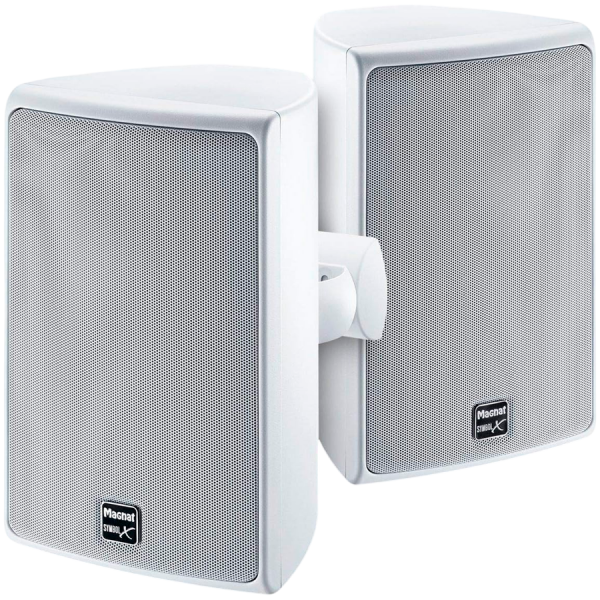 Magnat Symbol X 130 INDOOR/OUTDOOR SPEAKER WITH 5.25"  WOOFER, SURFACE MOUNT, White, Pair