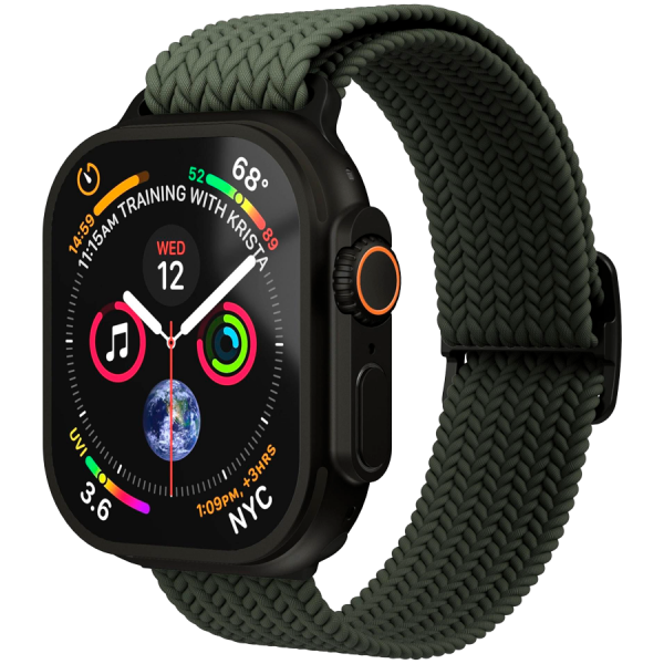 Woven Loop 40, 41, 42mm One Size, Olive Black