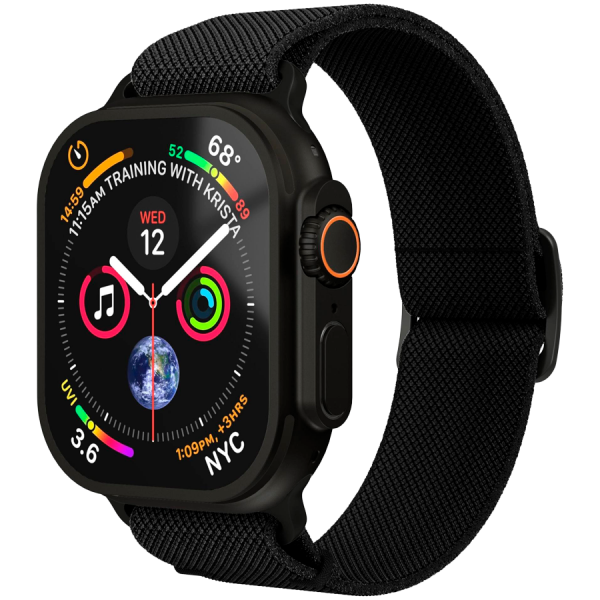 Classic Nylon Loop 44, 45, 46, 49mm One Size All, Black