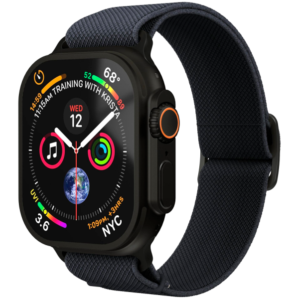 Classic Nylon Loop 40, 41, 42mm One Size, Navy Black