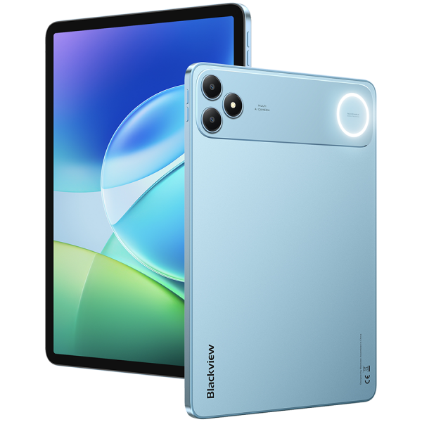 Blackview Zeno 6 LTE SET 8GB/256GB 11-inc IPS 2300x1600 90Hz Unisoc T7300 Octa-core 2.2GHz 16MP Front/13MP Back Camera Battery 8300 mAh 18W FC WiFi6 Type-C GPS GLONASS Gallileo BeiDou NAVIC QZSS Android 17 Glacier Blue