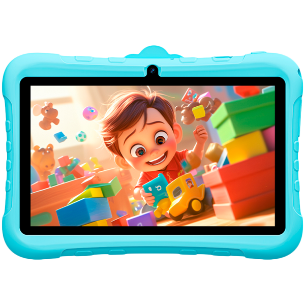 Blackview Link Lite Kids Mini SET 7-inch 1024*600 HD+ 60Hz SC7731 Quad-core 1.2GHz,2GB+32GB 3000mAh Cam 2MP/5MP,WiFi version,case glasses stylus backpack,Android 11,Dreamland Blue