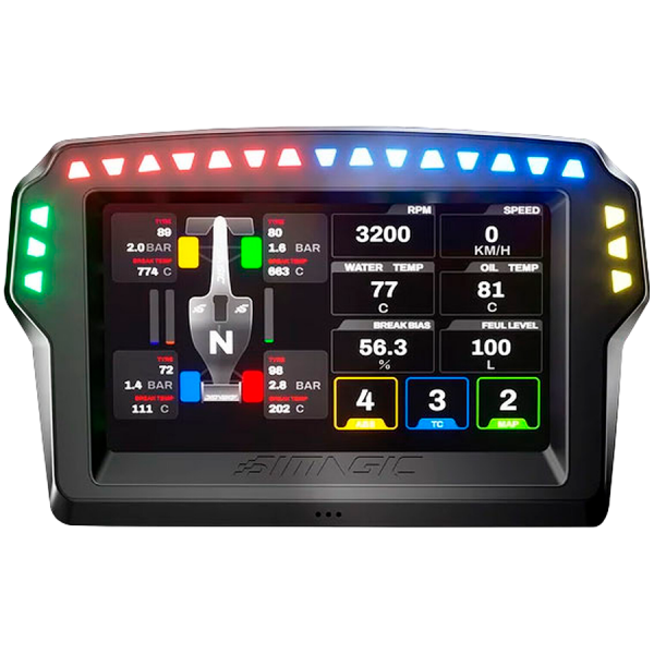SIMAGIC MagicDash 4 Display, 3.97" touchscreen, official presets + SimHub + AirLink