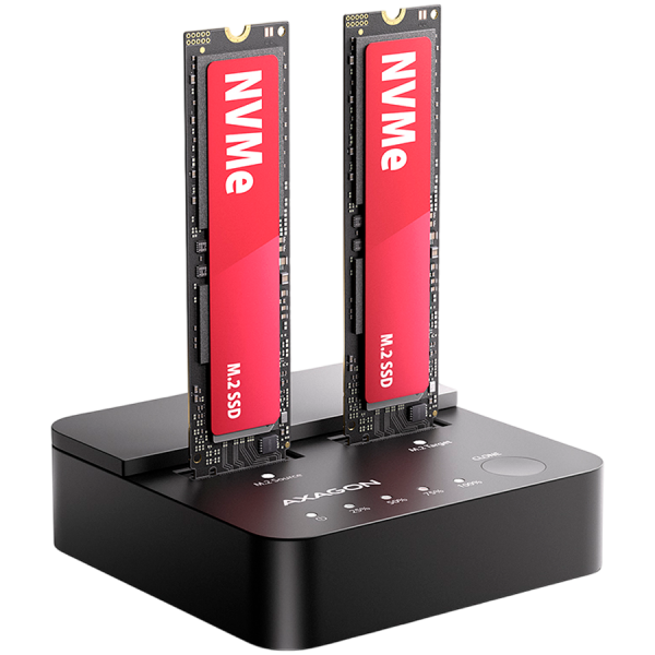 SSD ACC DOCK STATION USB-C/2XM.2 NVME ADSA-M2C22L AXAGON