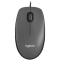 LOGITECH M100 Corded Mouse - BLACK - USB
