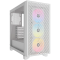 Corsair 3000D RGB Tempered Glass Mid-Tower, White