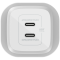 BELKIN 65w PD PPS Dual USB-C GaN Wall Charger, WHT + 100w C-C 2m